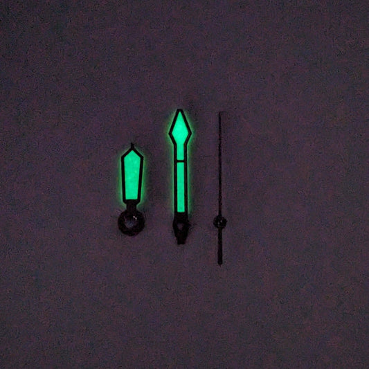 Aiguilles Quartz - Plongeuse Argent (Avec Lume)