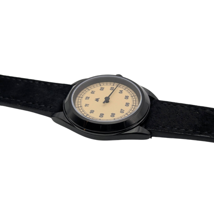 Quartz Watch - Mono Black Ultra Thin (38mm)
