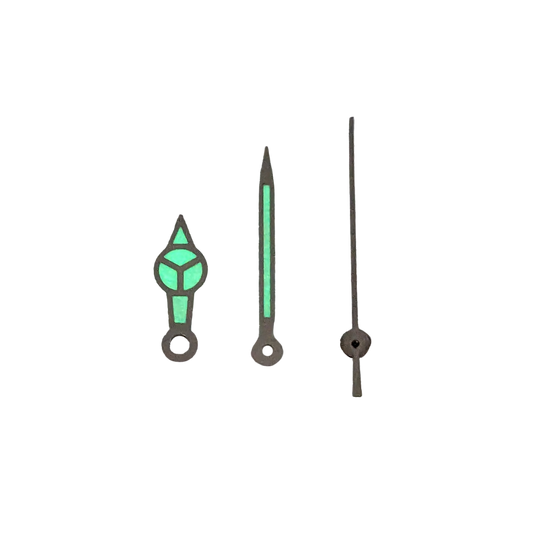 Aiguilles Quartz - Mercedes Argent (Avec Lume)