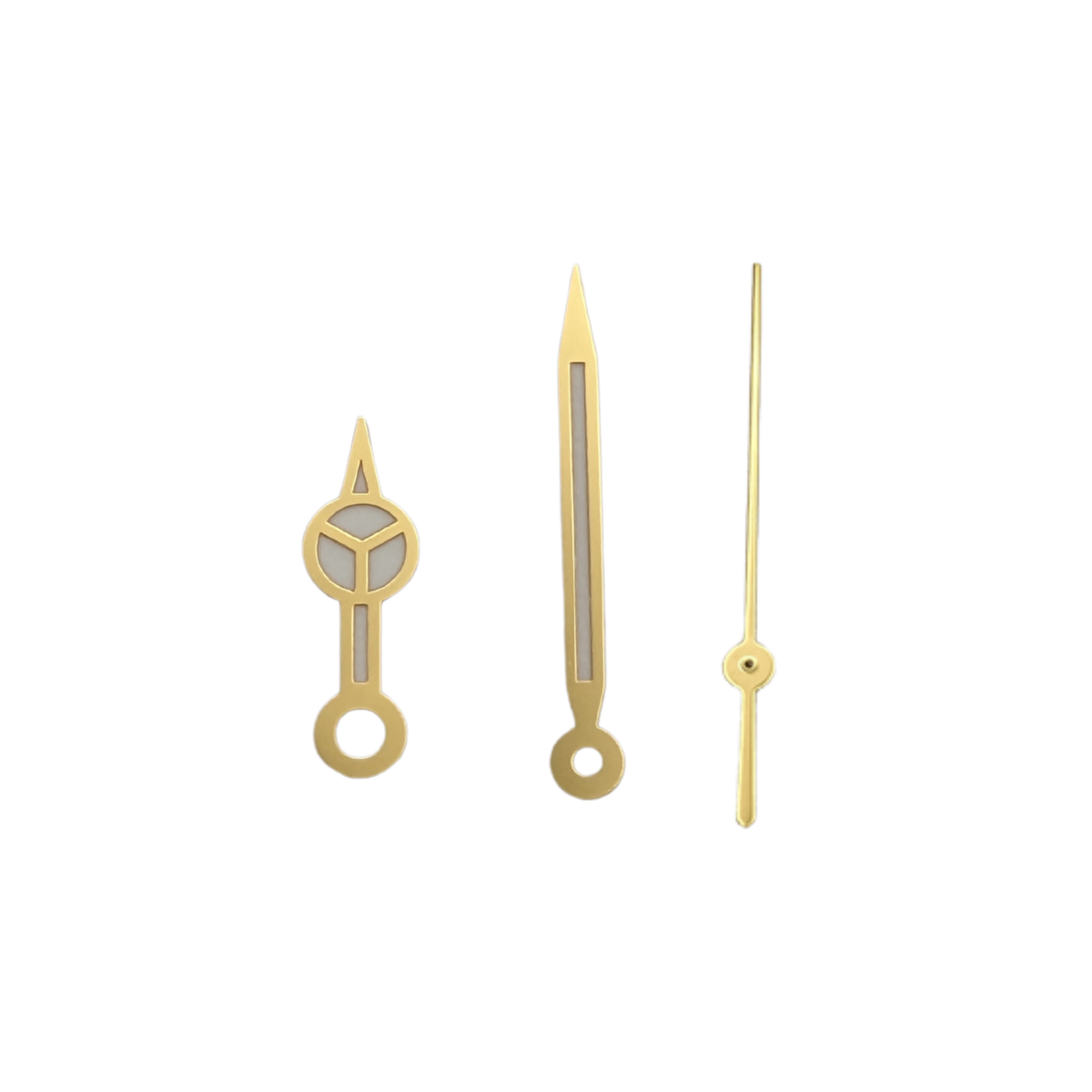 Quartz hands - Mercedes Gold (Lumed)