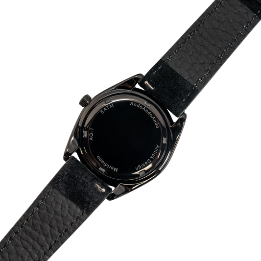 Montre à quartz - Mono Black Ultra Thin (38 mm)