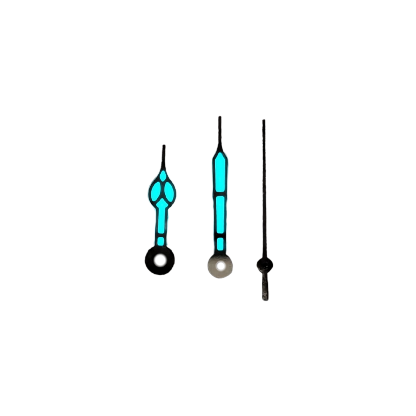 Aiguilles Quartz - Cathédrale Argent (Lume Suisse BGW9 Bleue)