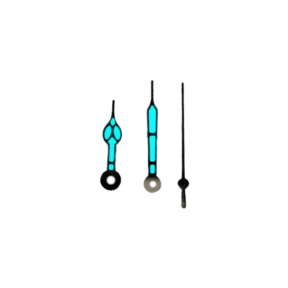 Aiguilles Quartz - Cathédrale Argent (Lume Suisse BGW9 Bleue)