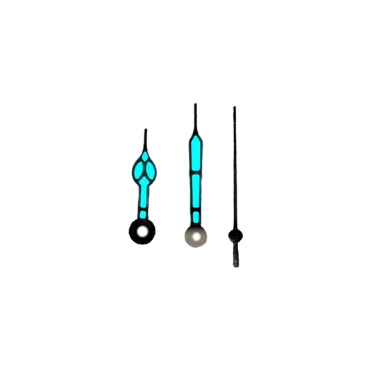 Aiguilles Quartz - Cathédrale Argent (Lume Suisse BGW9 Bleue)