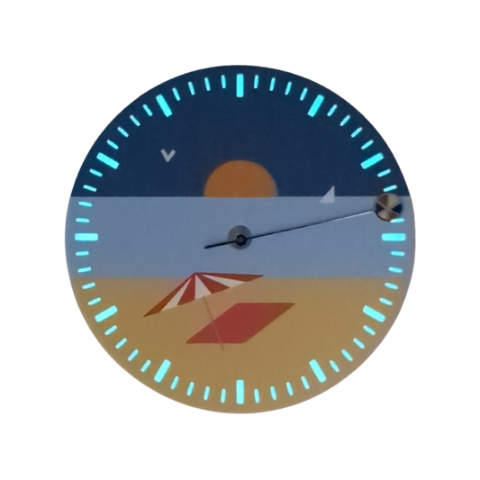 Bundle - Cadran La Playa + Trotteuse quartz Beach Ball (Pour mouvements Quartz)