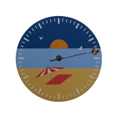Ensemble - Cadran La Playa + Aiguille des secondes Beach Ball (Pour mouvement automatique NH)