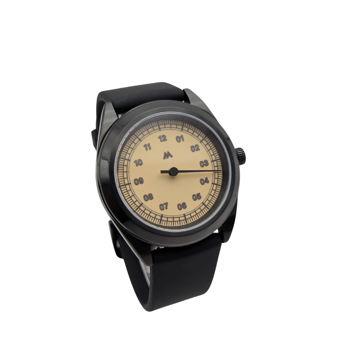 Quartz Watch - Mono Black Ultra Thin (38mm)